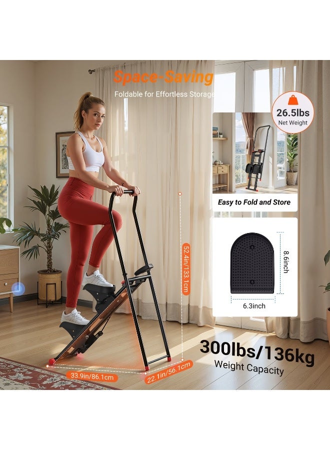 SportQ Foldable Home Stepper with LCD Display – Stair Stepper for Cardio Workout & Full Body Toning – Load 136kg – Suitable for Home & Gym - Image 4