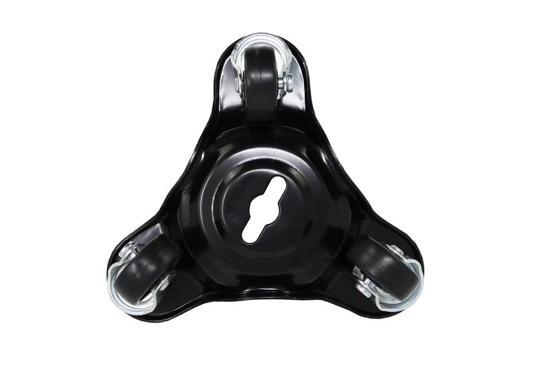 Shepherd Hardware 7299E Tri-Dolly  6-Inch  Black 4-Pack - Image 5