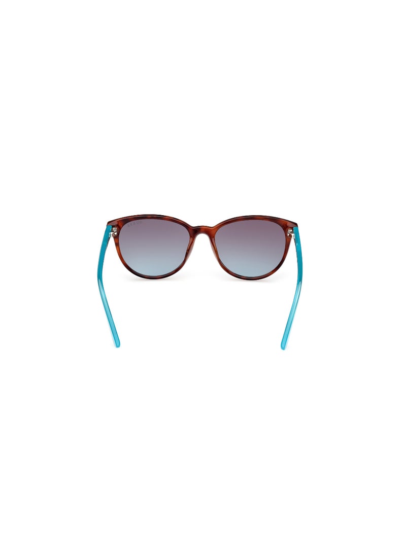 GUESS - Girls UV Protection Cat Eye Shape Plastic Sunglasses GU0012653W49 - Lens Size: 49 Mm - Blonde Havana - Image 1