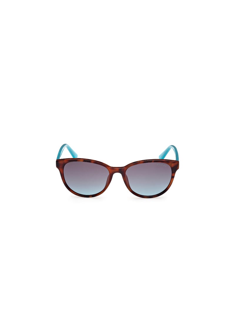 GUESS - Girls UV Protection Cat Eye Shape Plastic Sunglasses GU0012653W49 - Lens Size: 49 Mm - Blonde Havana - Image 1