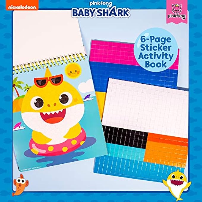 Pinkfong 3D MOSAIC STICKERS BY HORIZON GROUP USA, DECORATE A ACTIVITY BOOK WITH OVER 300 FOAM STICKERS, CREATE YOUR OWN 3D STICKER ART, 3D STICKERS, ARTS AND CRAFTS - Image 2