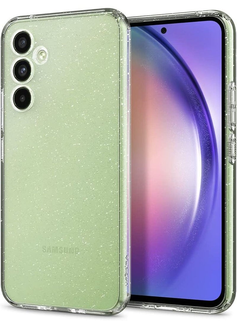 Spigen Liquid Crystal Glitter for Samsung Galaxy A54 5G Case Cover - Crystal Quartz - Image 1