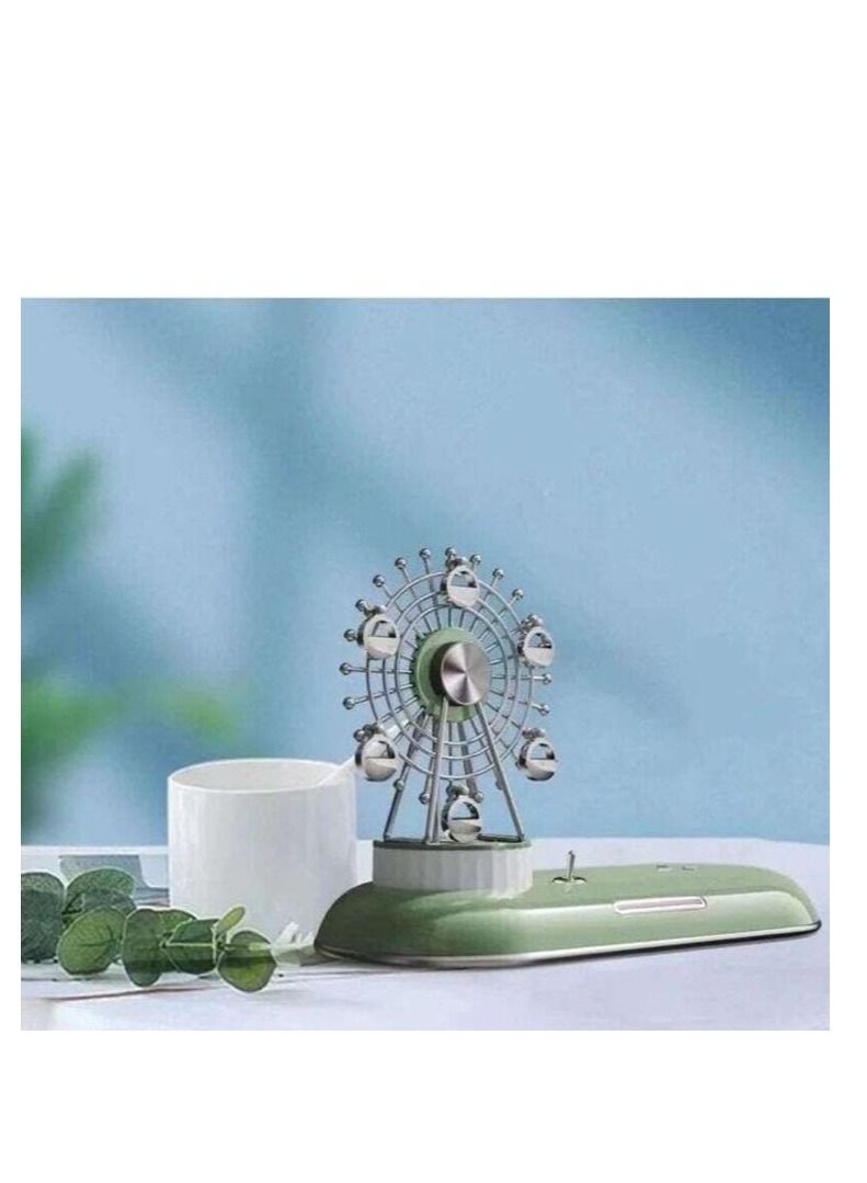 جينيكست شاحن لاسلكي سريع على شكل عجلة فيريس مع إضاءة مزاجية - Image 2