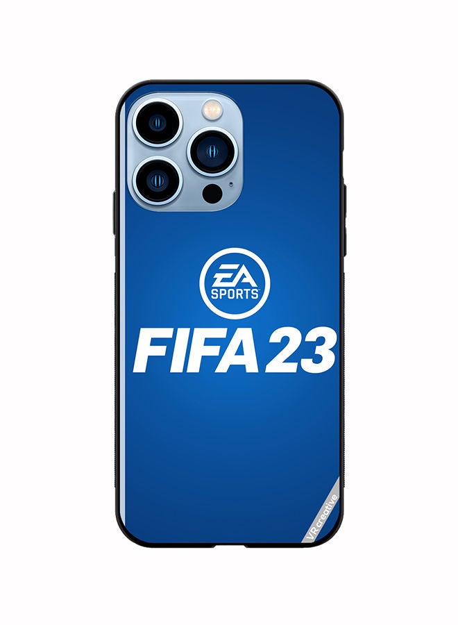 VR CREATIVE Protective Case Cover For Apple iPhone 14 Pro Max Fifa 23 Blue Ea Design Multicolour - Image 1