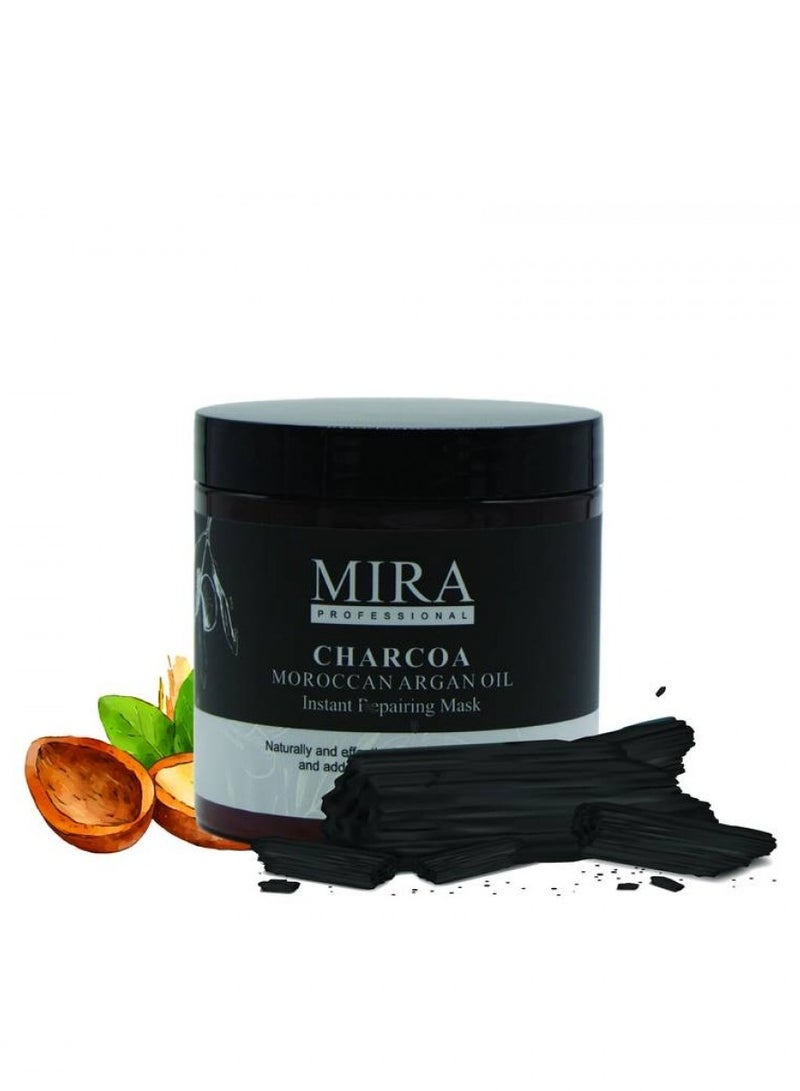 Mira Mira mask with argan oil and charcoal 500ml - Image 2