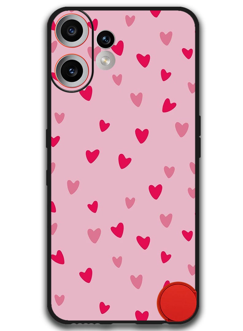 Theodor Case Compatible with Nothing CMF Phone 2 Pro 6.77 Inch Protection Shockproof Bumper Cover Small Hearts - Image 1