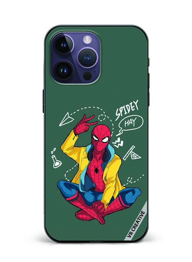 VR CREATIVE Protective Case Cover For Apple iPhone 16 Pro Max Spiderman Design Multicolour