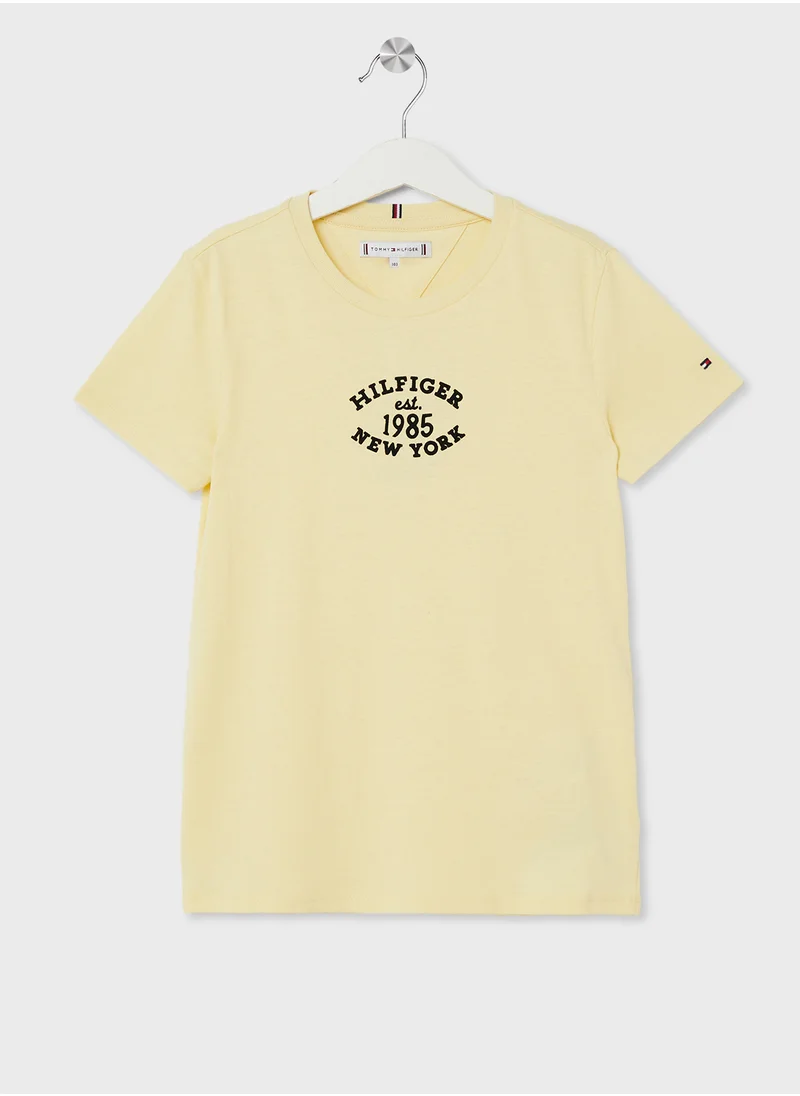 تومي هيلفيغر MONOTYPE FLOCK REG TEE SS