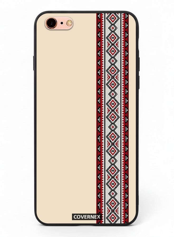 Covernex Apple iPhone 6s Plus Protective Case Cover Printed Featuring Traditional Tribal Embroidery Strip - Image 2