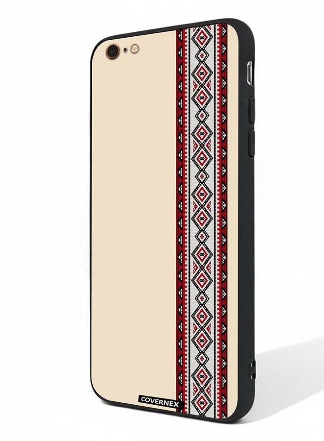 Covernex Apple iPhone 6s Plus Protective Case Cover Printed Featuring Traditional Tribal Embroidery Strip - Image 1