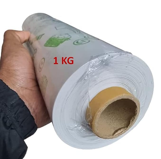 Magic Providers Eco-Friendly Butter Paper Roll - 1 Kg Roll (96 Metre)|Chapati Wrap|Paper Foil|Burger Wrap|Reusable Food Wrap|Lunch Box Safe|Butter Paper Roll for Roti,Paratha Sandwich Wrap, Standard - Image 1