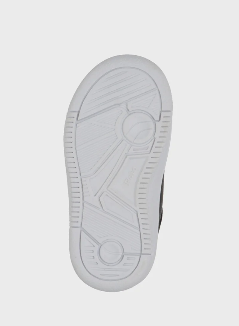 بولو رالف لورين Youth Heritage Court Iii Graphic Low Top Sneakers
