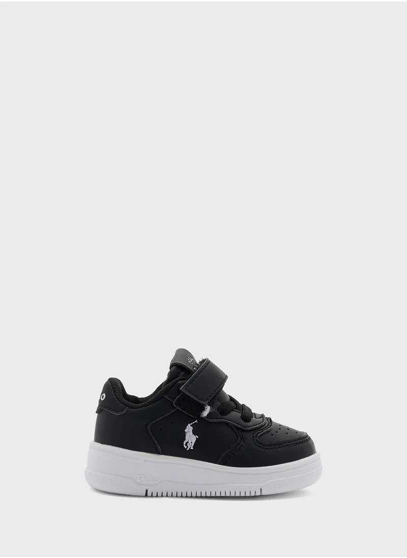 بولو رالف لورين Youth Heritage Court Iii Graphic Low Top Sneakers