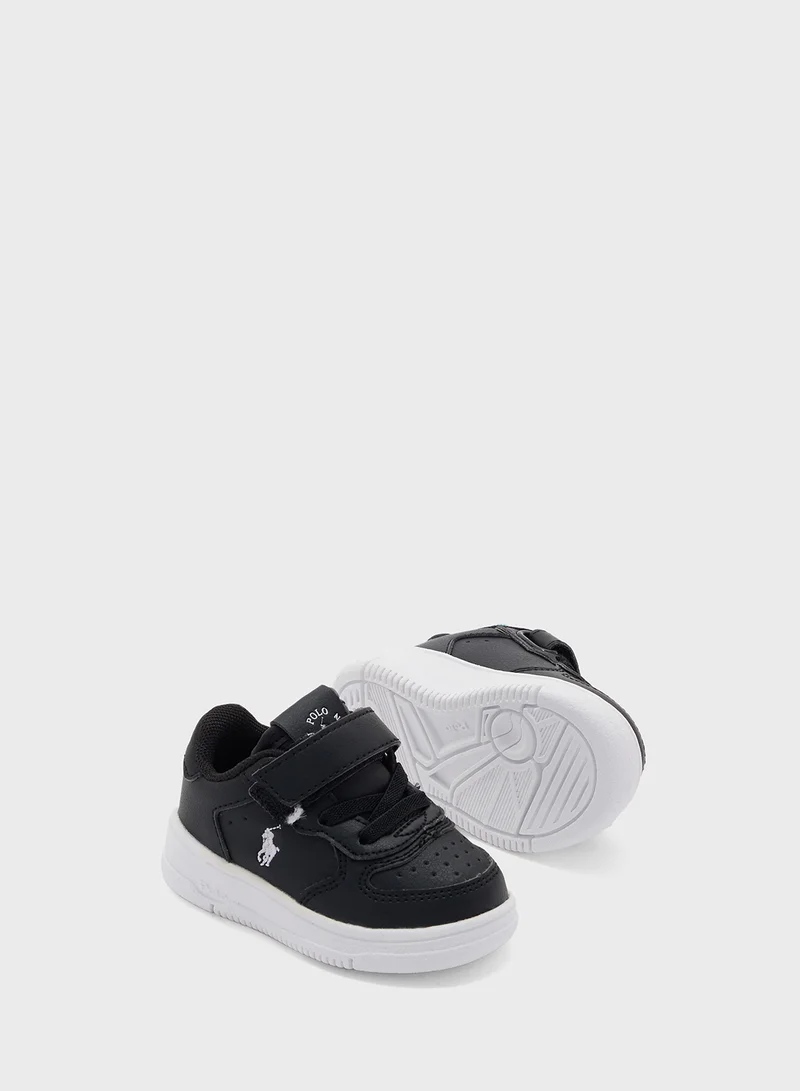 بولو رالف لورين Youth Heritage Court Iii Graphic Low Top Sneakers