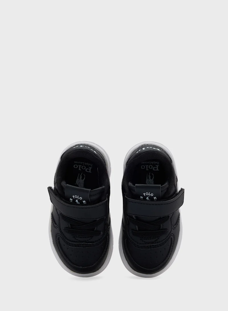 بولو رالف لورين Youth Heritage Court Iii Graphic Low Top Sneakers