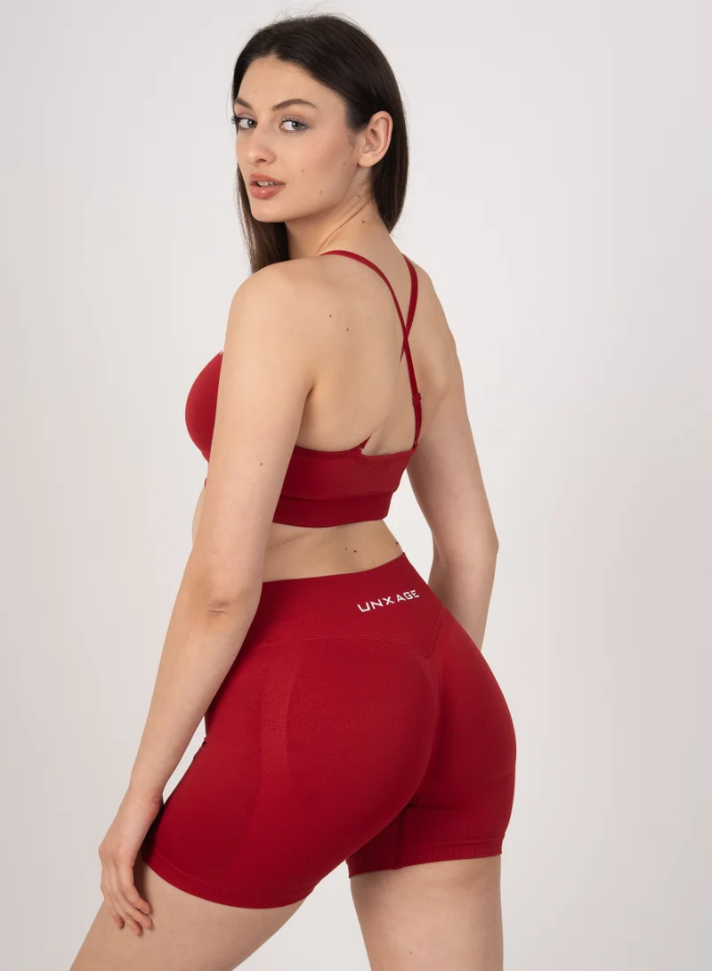 انكسيخ High-Waisted Seamless Shorts | Sculpted Performance