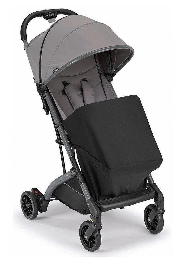 cam Super Compact Folding 202 Umbrella Stroller, Lightweight And Compact Compass Anthracite Color With Aluminium Frame, 5-Point Safety Harness - Image 2
