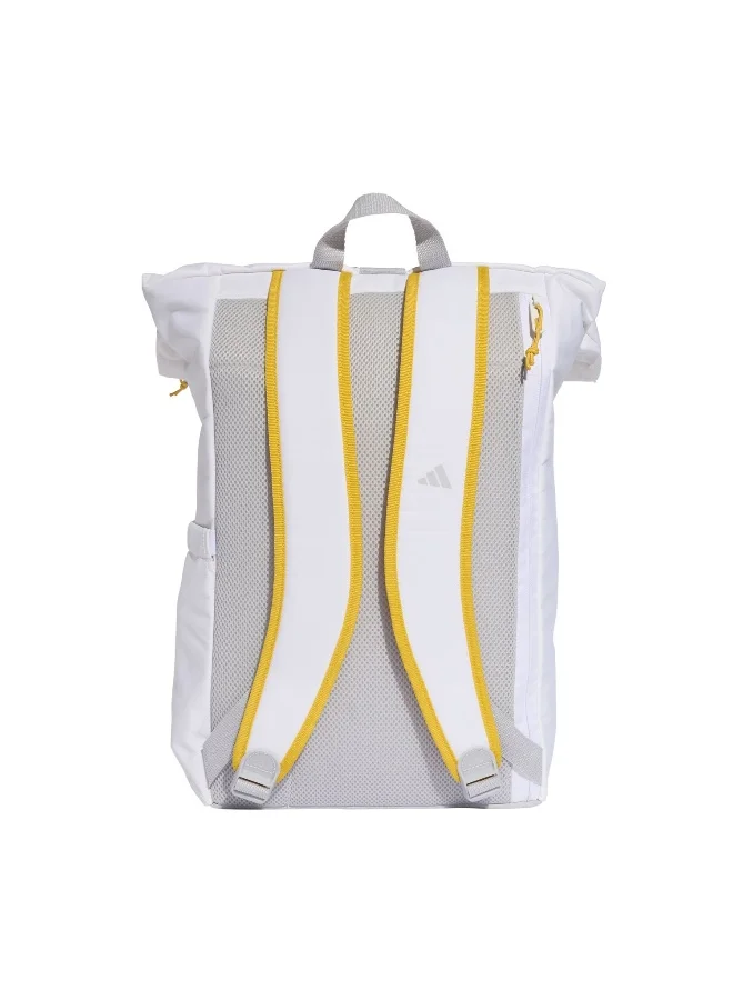 Adidas Adidas Real Backpack U White Football Bags For Unisex