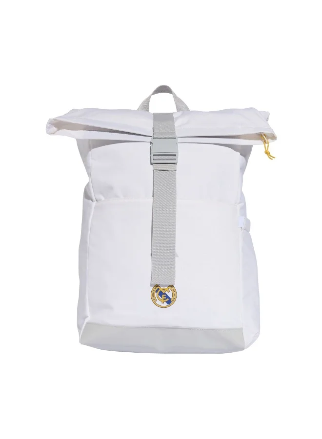 Adidas Adidas Real Backpack U White Football Bags For Unisex