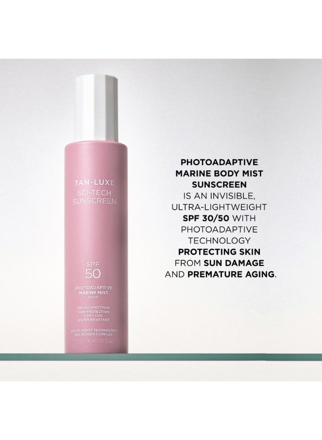 تان-لوكس رذاذ الجسم تان لوكس سايك تيك الواقي من الشمس والمتكيف مع الضوء بعامل حماية من الشمس 50، 200 مل - Image 2