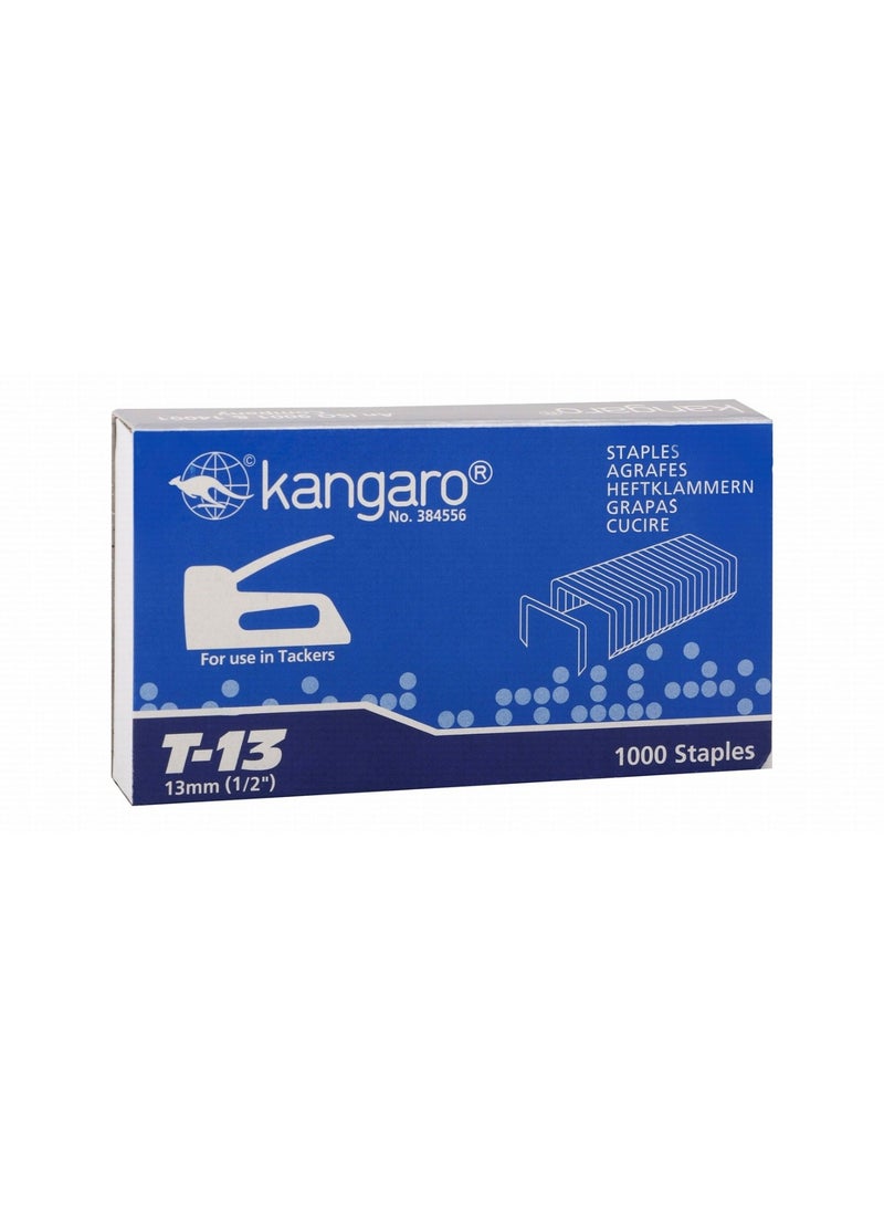 Kangaro 1000-Piece T-13 13mm Size Tacker Pins  - Image 1