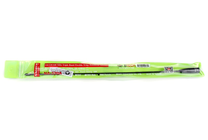 BTECH Authentic Genuine Nagoya NA-320A Triband HT Antenna 2M-1.25M-70CM (144-220-440Mhz) Antenna SMA-Female for BTECH and BaoFeng Radios - Image 4