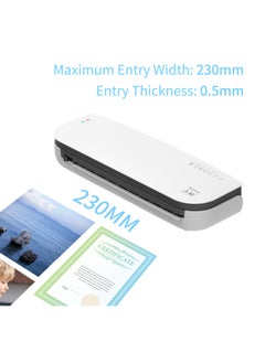 OSMILE SL289 Desktop Laminator Machine Set A4 Size Hot and Cold Lamination 2 Roller System 9 inches Max Width for A4/A5/A6  - Image 4