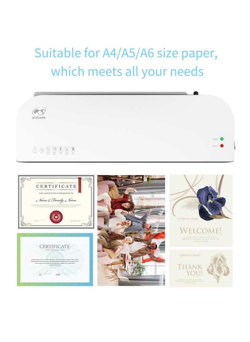 أوسمايل - SL289 طقم تغليف منضدة مقاس A4 تصفيح ساخن وبارد 2 نظام أسطواني 9 بوصات أقصى عرض A4 / A5 / A6 - Image 1