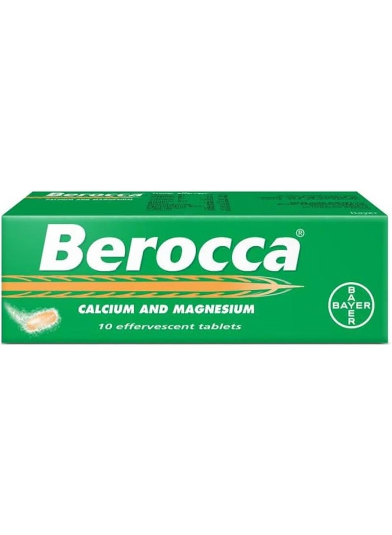 Berocca Calcium & Magnesium Effervescent Tablets 10's - Image 1