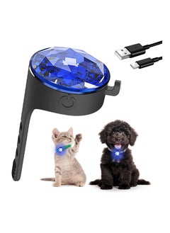 Waterproof Dog Collar Lights for Night Walking, 3 modes Rechargeable Night Walking Dog Silicone Safety Light Durable Silicone Dog Collar Light LED Dog Collar Light for Small Medium Dogs