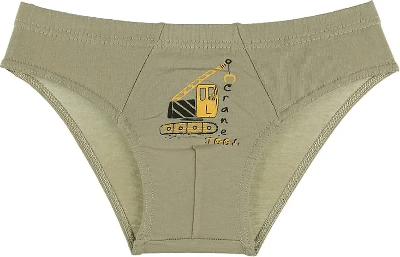 دونيلا 10 Pcs Color Printed Boy's Briefs - 7671VA