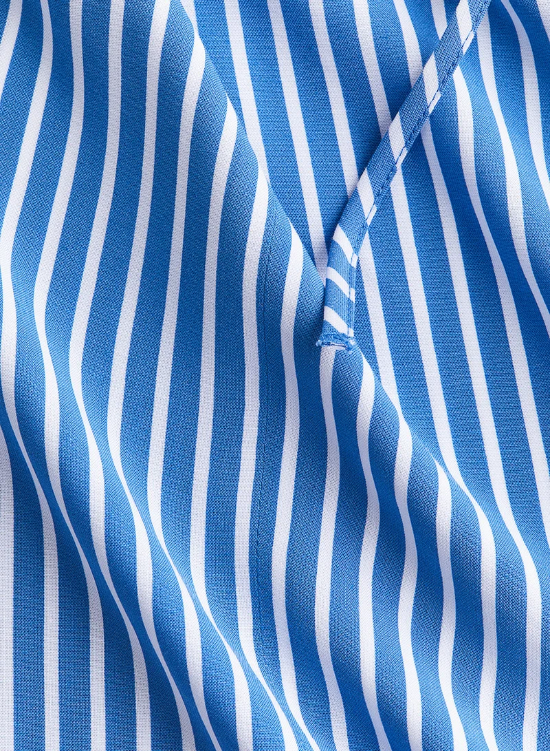 H&M Striped V-neck Dress
