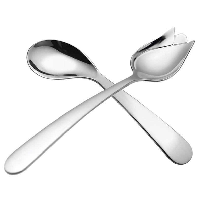 Stainless Steel Angled Utensils Set For Elderly Disabled Feeding Assistance - Image 2