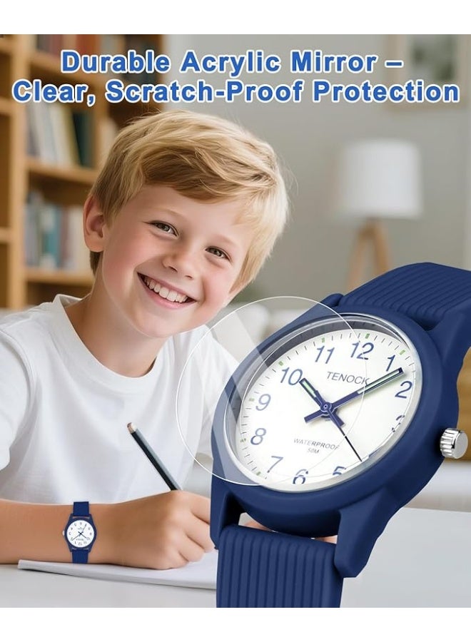 Kids Analog Watches for Girls Boys Watches with Soft Band Learning Time 50M Waterproof Children Watch Easy to Read for Ages 4-12 Kids Gift - Image 2