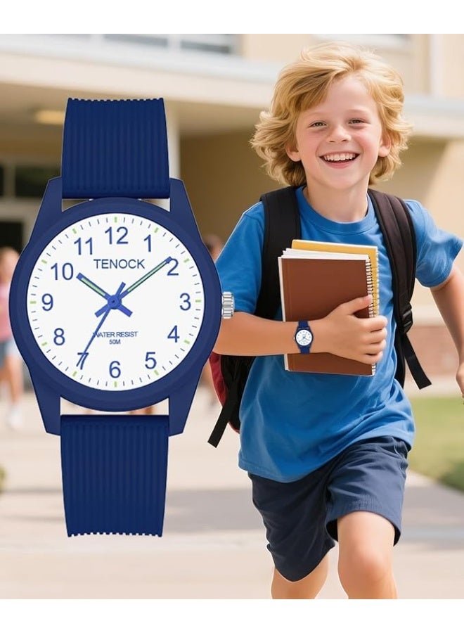 Kids Analog Watches for Girls Boys Watches with Soft Band Learning Time 50M Waterproof Children Watch Easy to Read for Ages 4-12 Kids Gift - Image 3