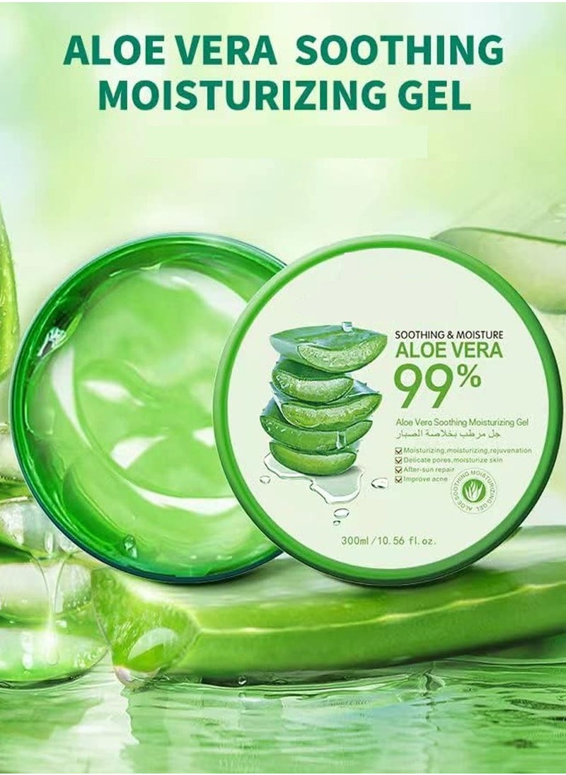 DubaiGallery - 99% Aloe Vera Soothing Moisturizing Gel 300ml - Image 1