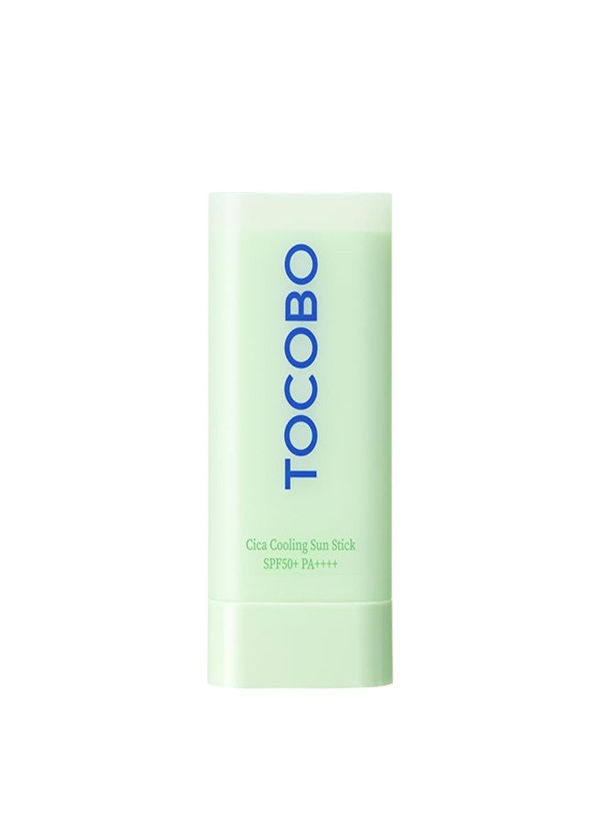 TOCOBO Cica Cooling Sun Stick SPF50+ PA++++ 1.69 fl. oz - Fermented Cica Complex, Cooling Sun Stick, Reduces Skin Temperature, Quick Soothing, Lightweight and Moisturizing Sun Stick - Image 1