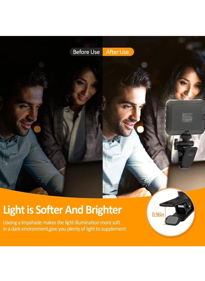 Generic - LED Clip-On Camera Fill Light Panel, Pocket LED Phone Light, Dimmable 3 Lighting Effects, Rechargeable LED Lighting - Image 1