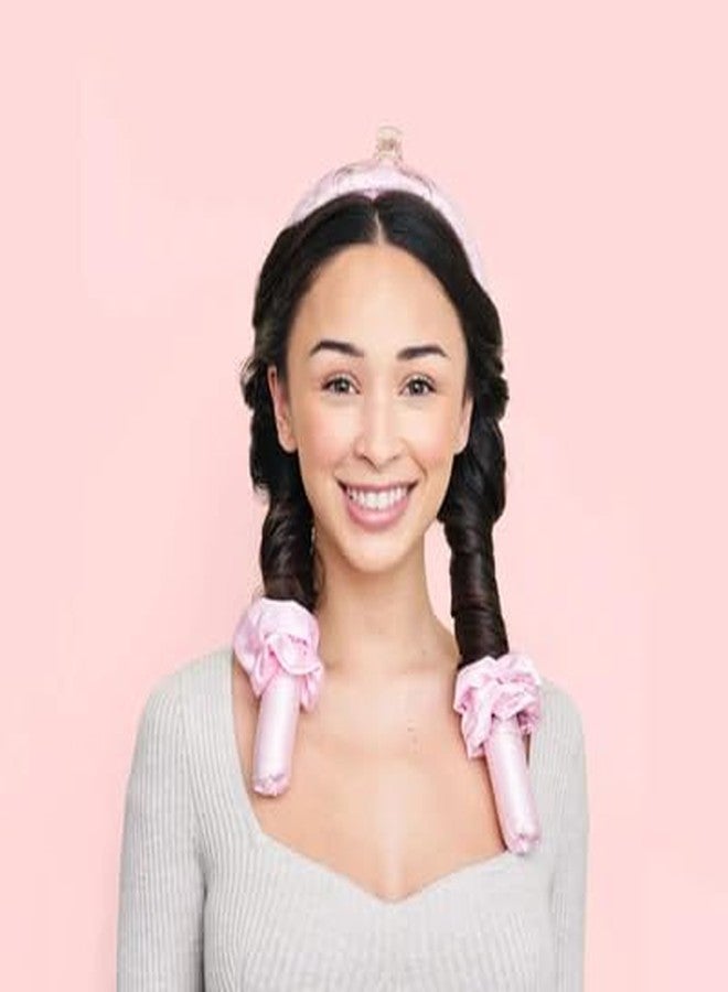 Gimme Beauty Heatless Curling Rod - Blowout Rods for Heatless Curls - Flexi Rod Heatless Curlers for Healthier, Stronger Hair - For All Hair Types & Textures - Pink (1 Count) - Image 3