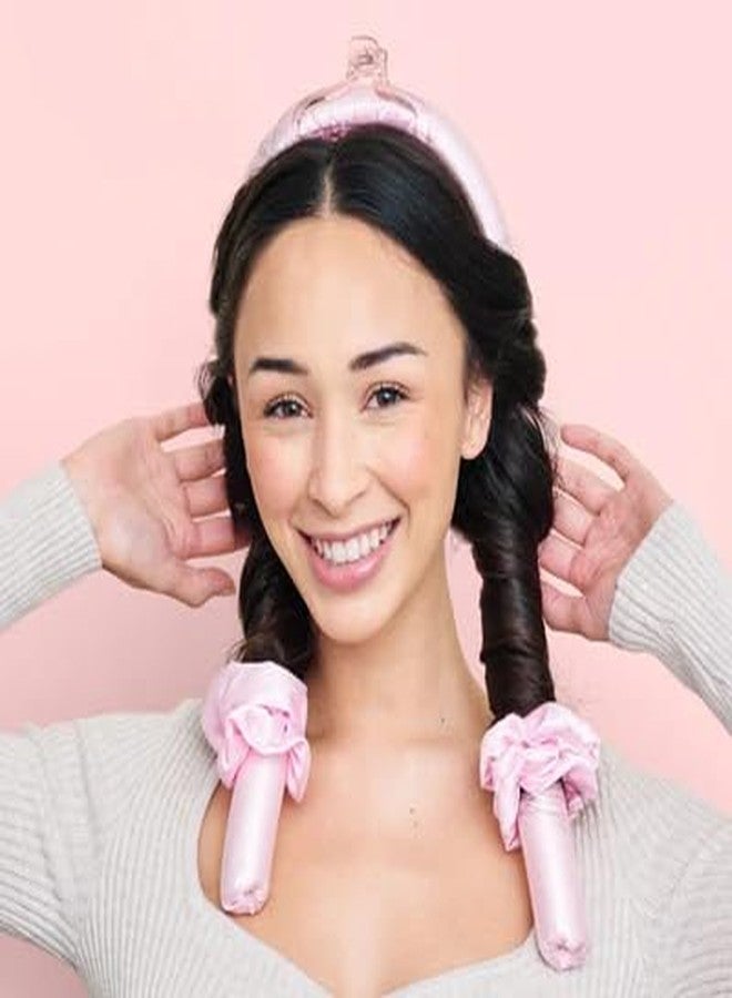 Gimme Beauty Heatless Curling Rod - Blowout Rods for Heatless Curls - Flexi Rod Heatless Curlers for Healthier, Stronger Hair - For All Hair Types & Textures - Pink (1 Count) - Image 4