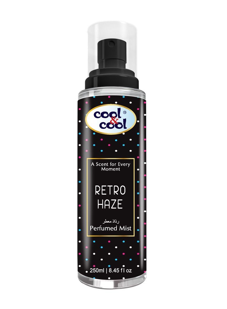 Cool & Cool Retro Haze Perfumed Body Mist 250ml, Long-lasting Fragrance, Suitable for everyday use - Image 1