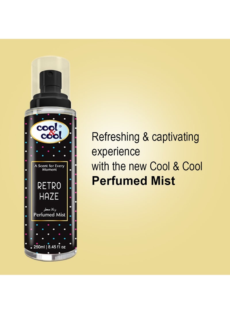 Cool & Cool Retro Haze Perfumed Body Mist 250ml, Long-lasting Fragrance, Suitable for everyday use - Image 3