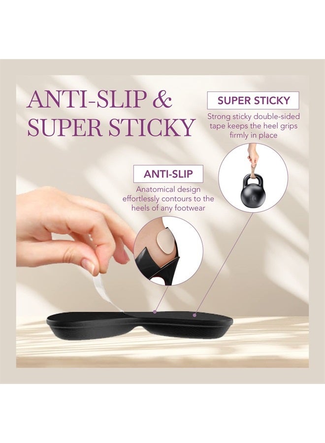 Ballotte Silicone Heel Protector - Heel Grips Heel Pads Shoe Pads Shoe Inserts for Women Heels - Shoe Inserts for Shoes That are Too Big High Heel Cushion Inserts Women (Heel Grips 12pk Multicolor) - Image 4