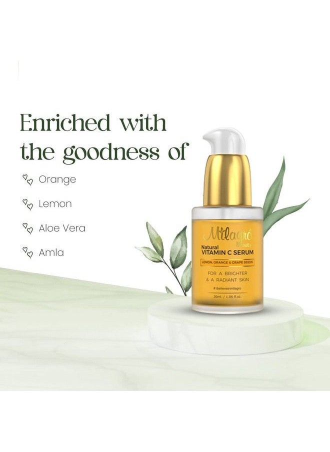 Milagro Beauty - Vitamin C Serum For Face Brightening Hyperpigmentation & Wrinkles Skin Clearing Serum With Natural Fruity Goodness (30Ml) - Image 1