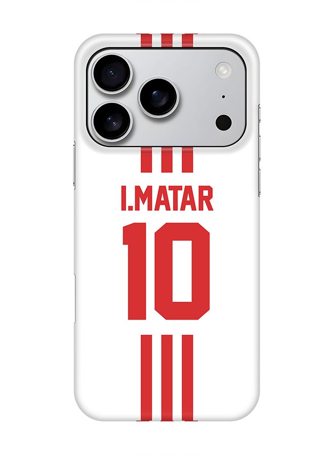 Stylizedd For iPhone 17 Pro,Case, [Compatible with MagSafe] Magnetic cover Slim fit Protection Matte, - Football - UAE,  I.Matar