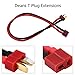 LinsyRC 3Pack T Plug Male Connector to Female Connector Adapter Extension Cable with 118inch 14awg Wire for RC Battery Toy DIY Spare Part - Image 5
