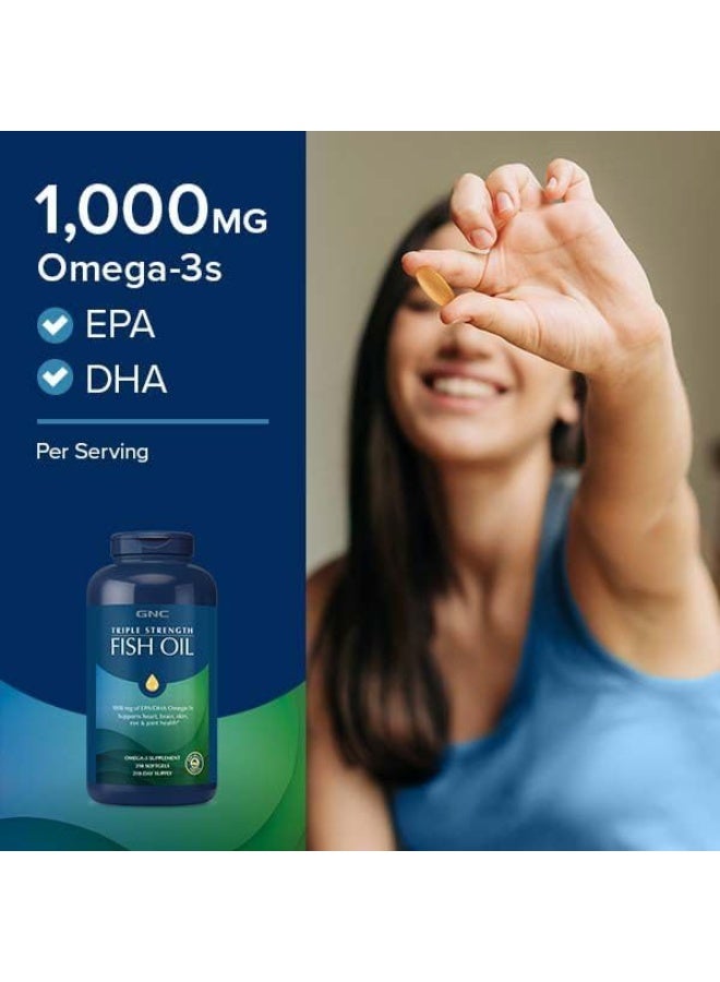 GNC Triple Strength Fish Oil Supplement - Image 3