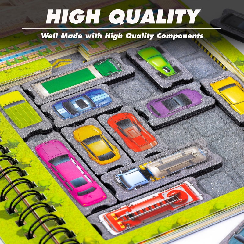 ThinkFun Rush Hour World Tour Magnetic Travel Puzzle - Embark on a Global Adventure of Logic and Strategy in a Compact Travel Edition - Image 4