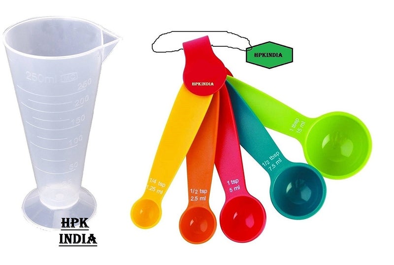 hpk Plastic Cake Decoration Tools with Full Rotating Round Table and Accessories Multicolour 31 piece - Image 5
