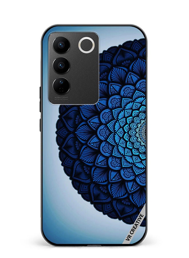 VR CREATIVE Protective Case Cover For Vivo V27e Flower Design Multicolour - Image 1